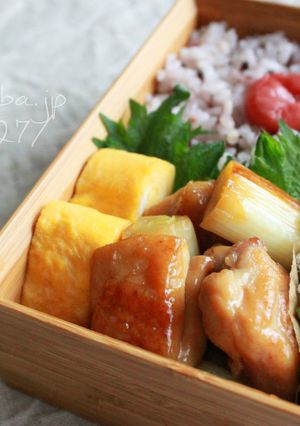 おつまみにも◎麺つゆで焼き鳥弁当-レシピのメイン写真