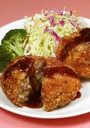 キャベツたっぷり♥！ヘルシーメンチカツ-レシピのメイン写真