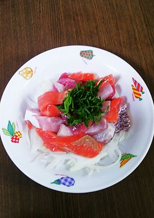 新玉ねぎの海鮮おかずサラダ♪-レシピのメイン写真
