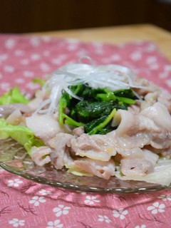 塩ジャンでナムル風豚バラ炒め-レシピのメイン写真