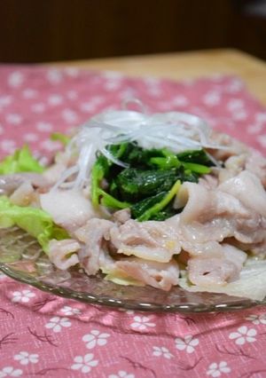 塩ジャンでナムル風豚バラ炒め-レシピのメイン写真