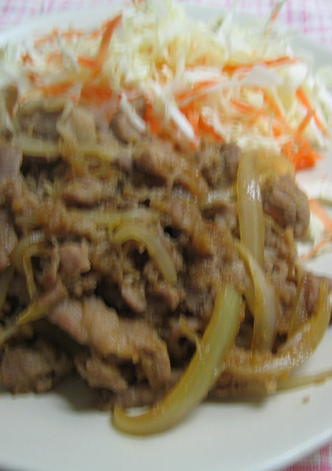 我が家の豚肉しょうが焼きぃ～♪-レシピのメイン写真