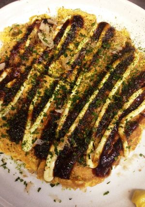 小麦粉不要の納豆お好み焼き♪-レシピのメイン写真