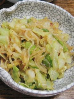 春キャベツとしらたきの和え物-レシピのメイン写真