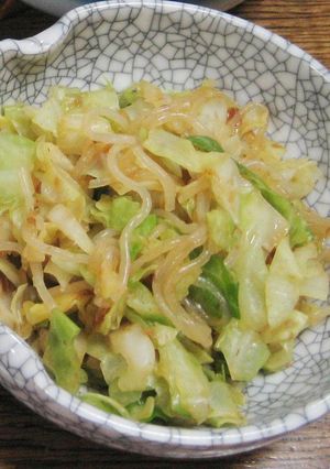 春キャベツとしらたきの和え物-レシピのメイン写真