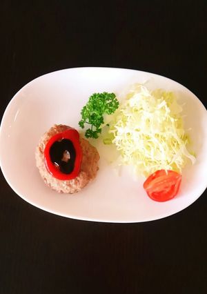 卵不使用　ハンバーグ-レシピのメイン写真
