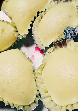 HMで簡単！蒸しケーキ♡-レシピのメイン写真