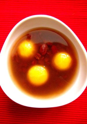 冬至に…カボチャのお団子ぜんざい-レシピのメイン写真