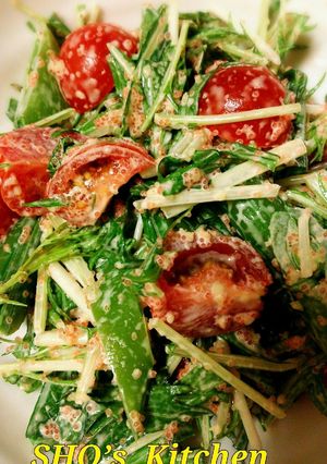 水菜のコク旨サラダ-レシピのメイン写真