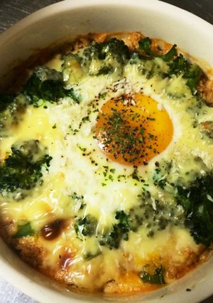 卵白消費☆鳥ひき肉とトーフのグラタン-レシピのメイン写真