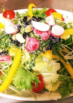 豆とラディッシュとブロッコリーのサラダ-レシピのメイン写真