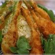 葉玉ねぎのフライとスープ