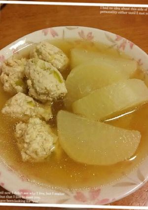 お出汁がいいね~♪鶏つくね大根。-レシピのメイン写真