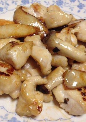ぱぱっと鶏胸肉とエリンギのマヨネーズ焼き-レシピのメイン写真