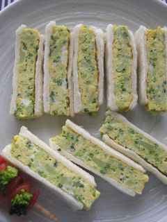 ☆離乳食後期☆野菜たまごサンド-レシピのメイン写真