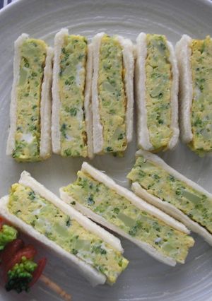 ☆離乳食後期☆野菜たまごサンド-レシピのメイン写真