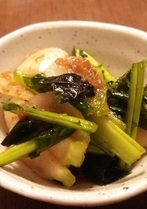 カブとわかめのおかか和え-レシピのメイン写真