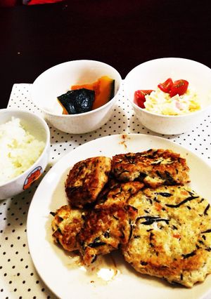ヘルシー鶏バーグ-レシピのメイン写真