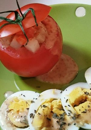 切って混ぜて盛るだけ♪パスタに合うサラダ-レシピのメイン写真