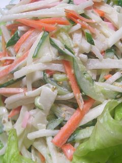 千切り野菜の和風サラダ-レシピのメイン写真