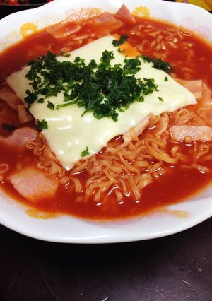 【まかない君】トマトチキンラーメン-レシピのメイン写真