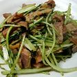 水菜とベーコンを炒めチャオ☆