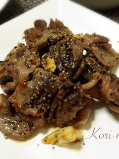 220kcal♡砂肝のニンニク炒め-レシピのメイン写真