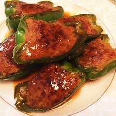รูปของ 旨ジューシーなピーマン肉詰め