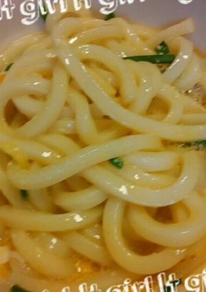 あっつ熱!明太釜たま。-レシピのメイン写真