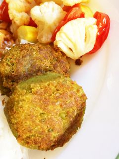 青えんどう豆のお焼き-レシピのメイン写真