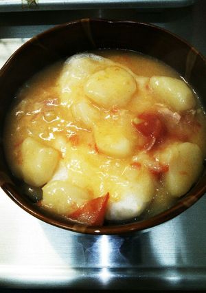 コーンクリーム餅-レシピのメイン写真