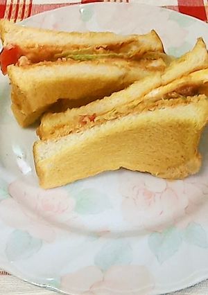 パルメザン消費ＢＬＴオーロラソースサンド-レシピのメイン写真