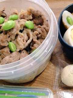 牛丼みたいな簡単豚肉焼うどん お弁当-レシピのメイン写真
