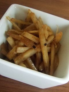 ごぼうのみ!基本のきんぴら-レシピのメイン写真