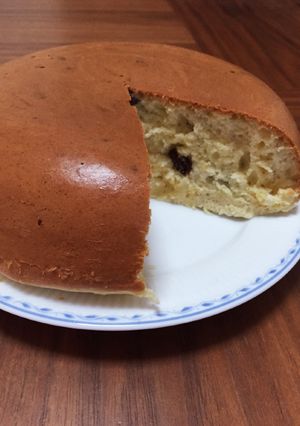ほわんほわん♡炊飯器でHMレーズンケーキ-レシピのメイン写真