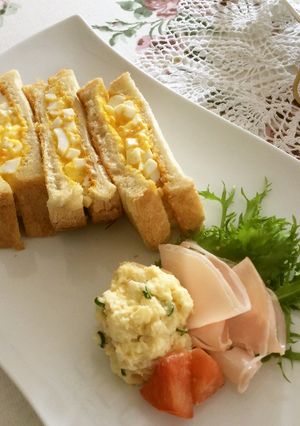 玉子サンド カルボナーラ風-レシピのメイン写真