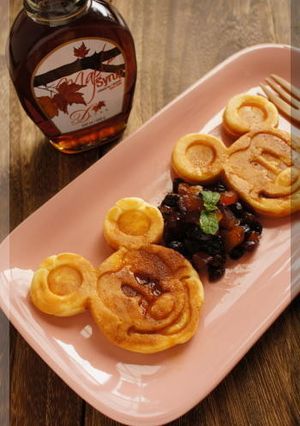 * ミッキーのチーズワッフル♬-レシピのメイン写真