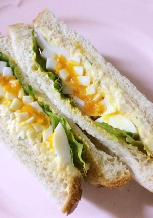 ゆで卵とバジルポテトのサンド-レシピのメイン写真