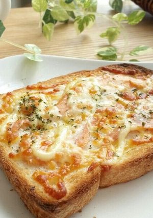 朝5分！サーモン＆チーズトースト-レシピのメイン写真