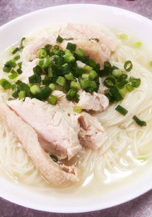 簡単!さっぱり!鶏塩そうめん♪-レシピのメイン写真