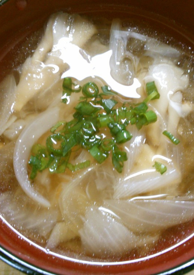 簡単ランチ　舞茸　新玉ねぎの　和風スープ-レシピのメイン写真
