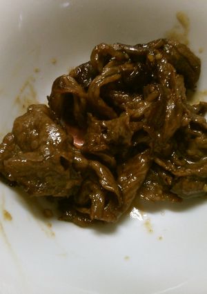 簡単　早い！　牛肉の　バルサミコ炒め♪-レシピのメイン写真