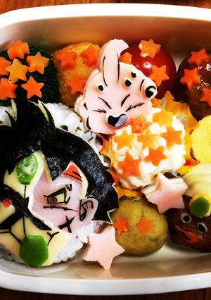 ドラゴンボール☆キャラ弁☆仮面のサイヤ人-レシピのメイン写真