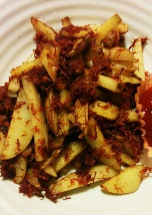 じゃがいもとコンビーフの炒め物-レシピのメイン写真