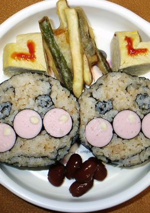 アンパンマン海苔巻き-レシピのメイン写真