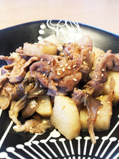 豚肉と長芋舞茸のピリ辛炒め-レシピのメイン写真