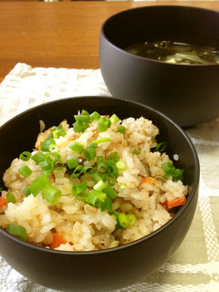 金山寺味噌の炊き込みご飯-レシピのメイン写真
