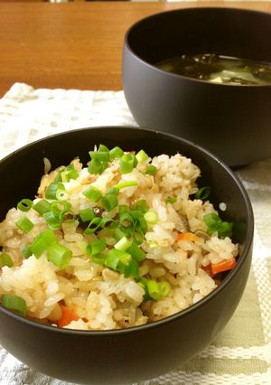 金山寺味噌の炊き込みご飯-レシピのメイン写真