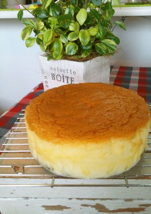 チーズスフレケーキ-レシピのメイン写真