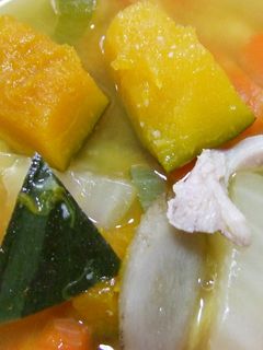 ●冬至かぼちゃ●かぼちゃと白菜の味噌汁♪-レシピのメイン写真